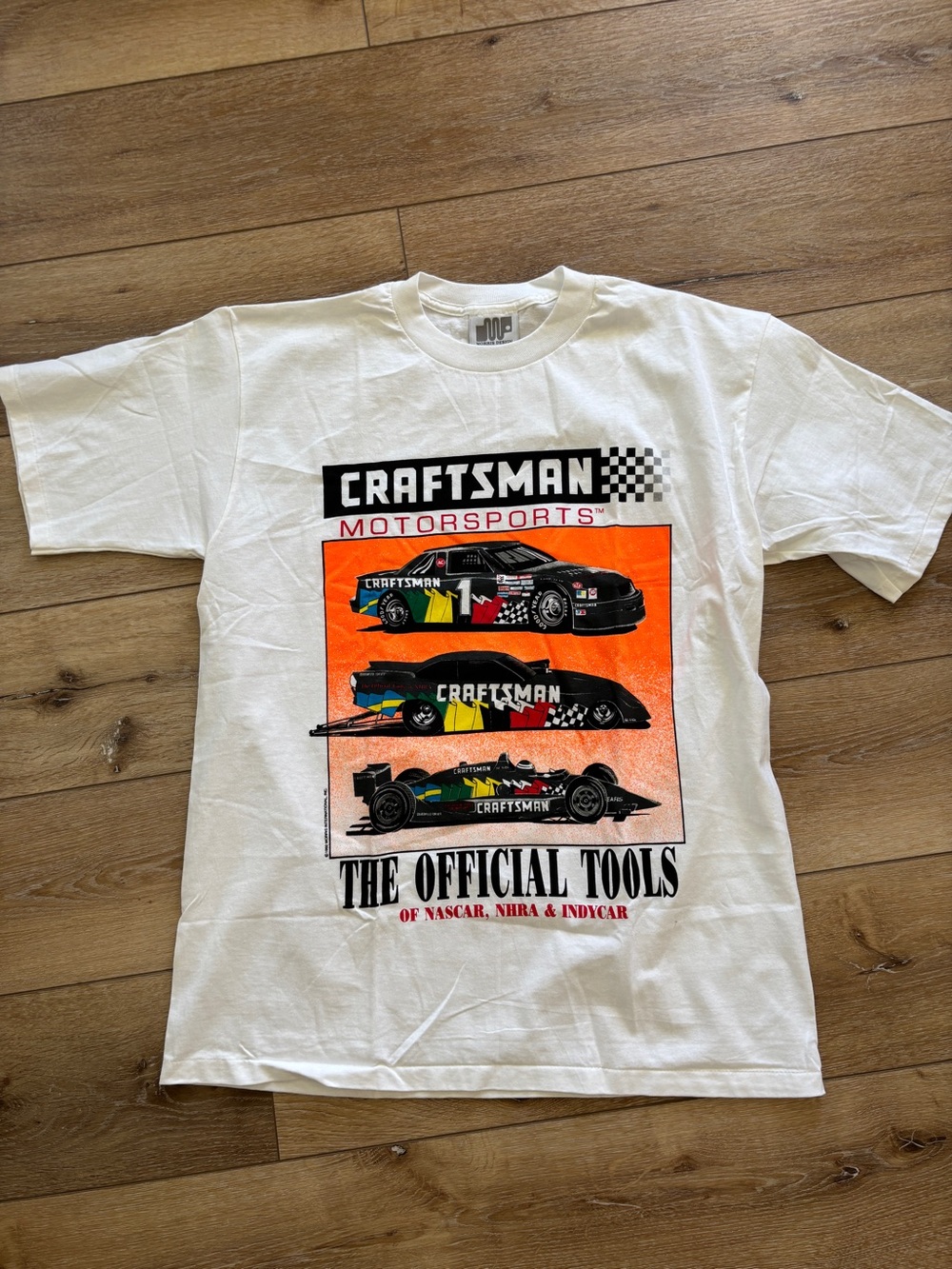 Vintage 1992 Craftsman XL T-shirt NASCAR NHRA INDYCAR Single Stitch X-Large NEW!